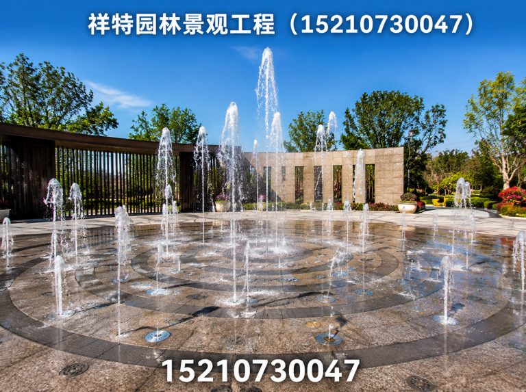 满城区音乐喷泉展示图
